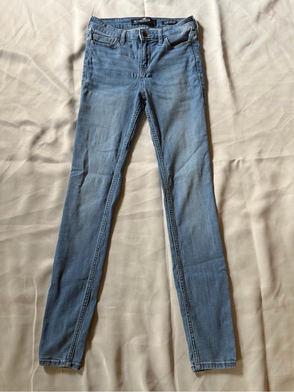 Hollister Light Blue Skinny Jeans for Women